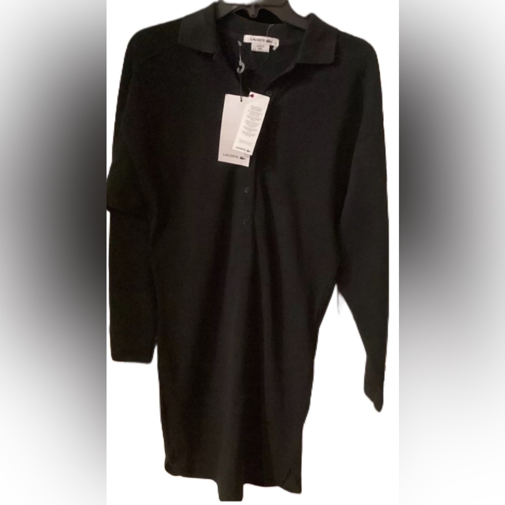 Lacoste SZ S BlackLong Sleeve  Dress